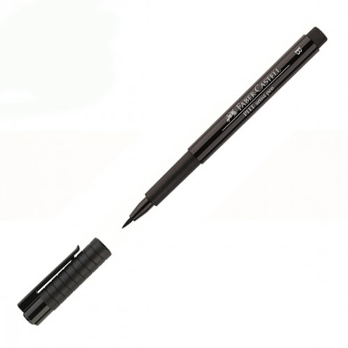 Ручка-кисть капиллярная Faber-Castell Pitt Artist Pen Brush 199 чёрный