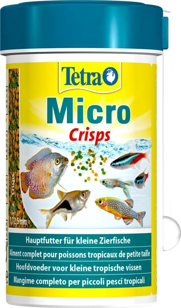 Корм для рыб Tetra для мелких видов Micro Crisps, 100 мл (0.1 кг) (3 штуки)