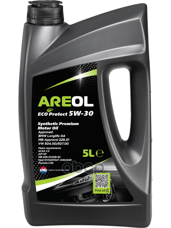 AREOL Areol Eco Protect 5W30 (5L)_ !  Acea C3, Api Sp, Vw 504.00/507.00, Mb 229.51