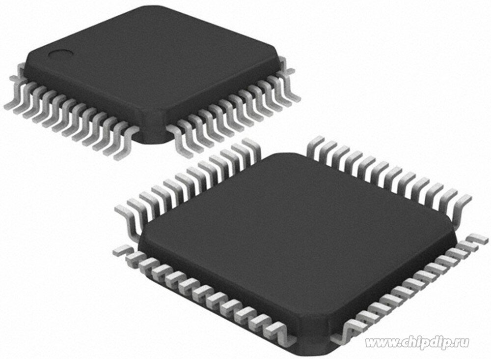 STM32F100C8T6B, Микроконтроллер 32-Бит, Cortex-M3, 24МГц, 64КБ Flash [LQFP-48]