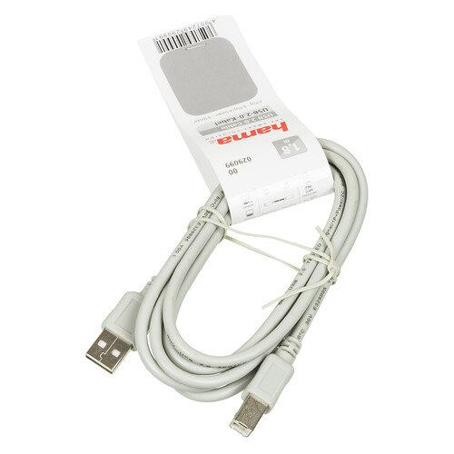  USB2.0 HAMA H-29099, USB A(m) - USB B(m), 1.8,  [00029099]