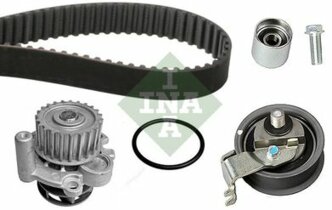 Комплект ремня ГРМ с водяным насосом VW Bora I/Bora Variant/Golf IV 97>10 Skoda Octavia I/Octavia I Combi 96>10 Audi A3/TT/TT Roadster 96>06 Seat Alhambra/Leon/Toledo II 97>10 INA 530034430