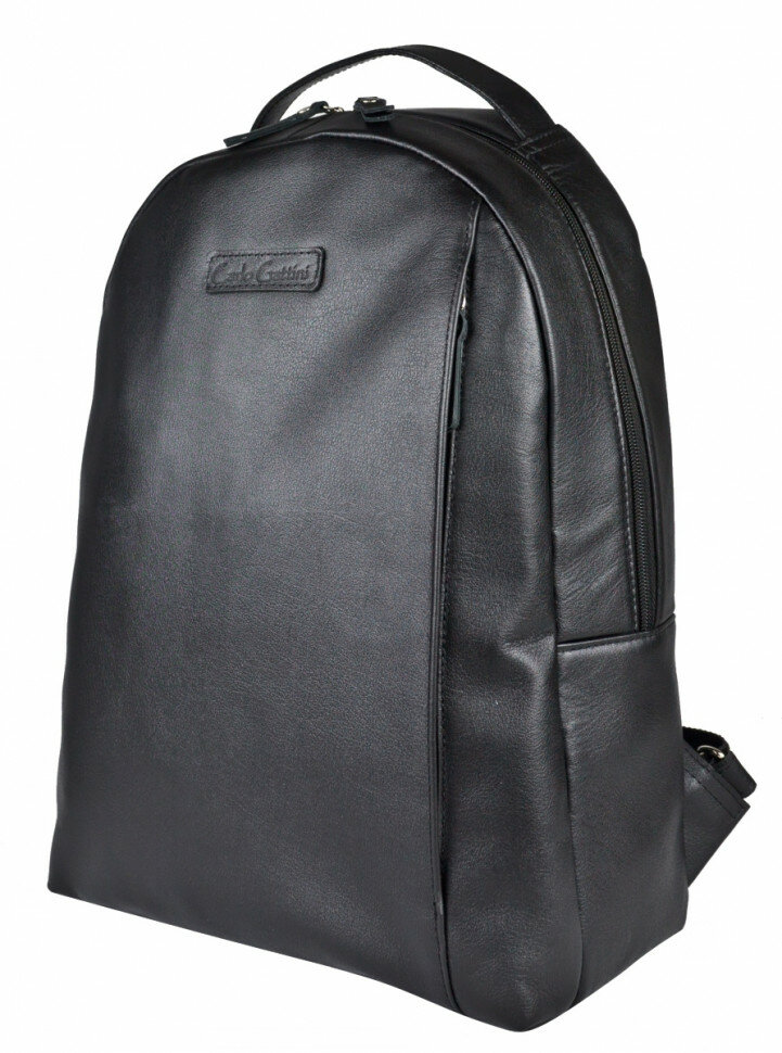 Мужской кожаный рюкзак Carlo Gattini Ferramonti black 3098-01