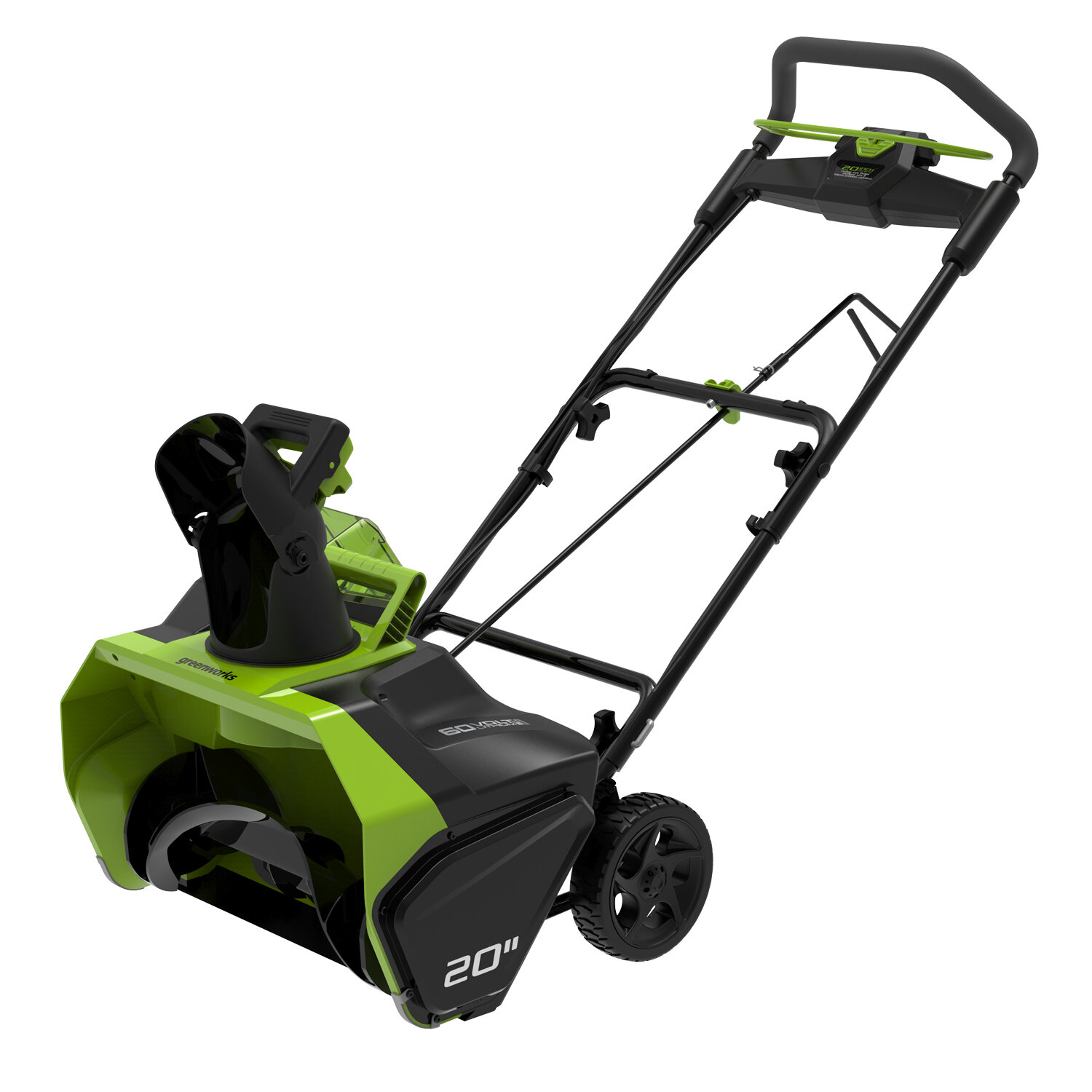 Снегоуборщик GREENWORKS GD60ST 60V (51 см) бесщёточный аккумуляторный - фотография № 1