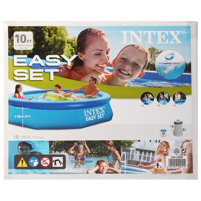 INTEX Бассейн надувной Easy Set, 305 х 76 см, фильтр-насос, 28122NP INTEX - фотография № 4