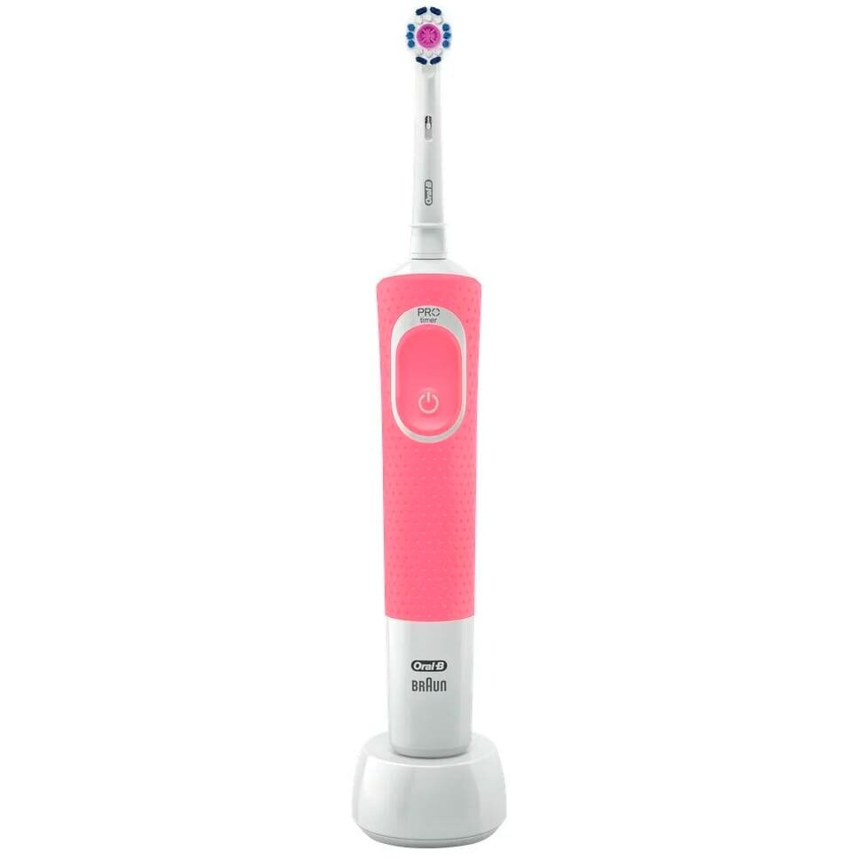 Электрическая зубная щетка Oral-B Vitality 100 CrossAction, Pink OBVITALITY100CROSSACTIONPINK