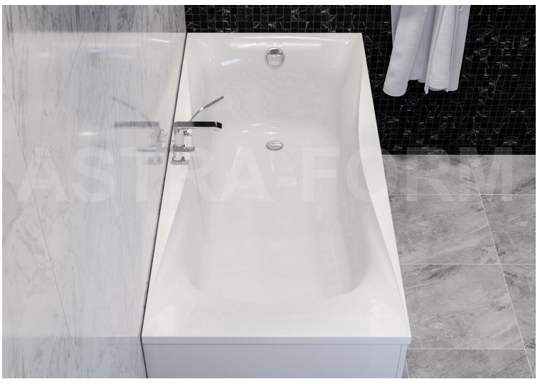 ASTRA-FORM Ванна из литьевого мрамора вега 170х75