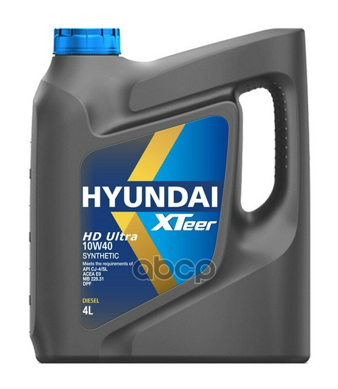 Полусинтетическое моторное масло HYUNDAI XTeer HD Ultra 10W-40