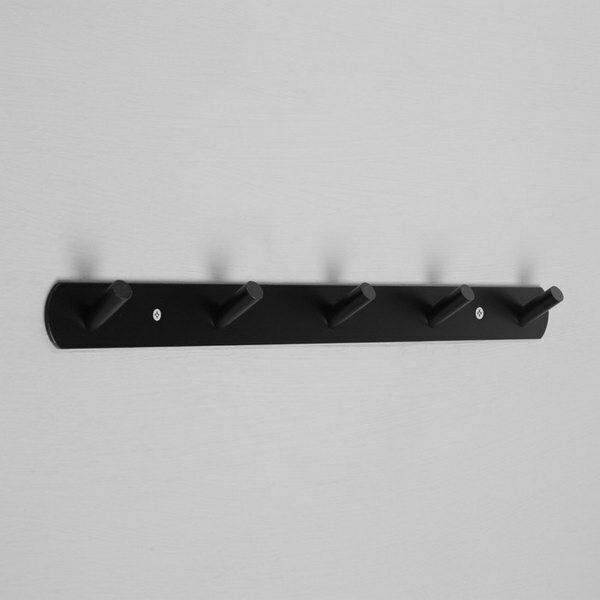 Вешалка с пятью крючками VC101 цвет черный