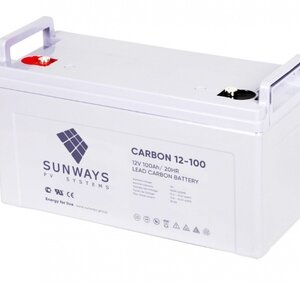 Аккумулятор тяговый Sunways Carbon 12-200 (12В 200 Ач)