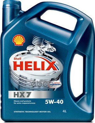 Shell Shell Helix Hx7 5w40, 4л