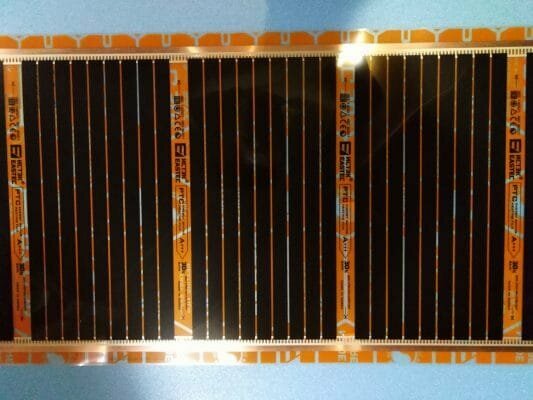 Cаморегулирующийся инфракрасный теплый пол Eastec Energy Save PTC 100 Orange ширина 1 метр - фотография № 3
