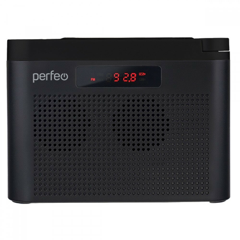 Perfeo радиоприемник цифровой тайга FM+ 66-108МГц MP3 встроенный аккум,USB черный I70BK PF C4939