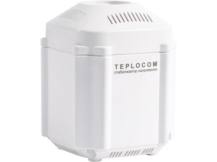 Стабилизатор сетевого напряжения Teplocom ST-222/500 (220ВА Ubx/145-260 B)