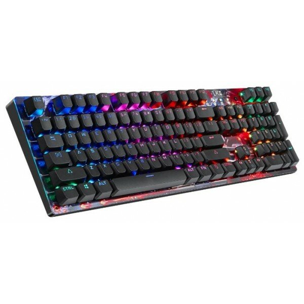 Клавиатура A4Tech Bloody B810R серый/черный USB Gamer LED