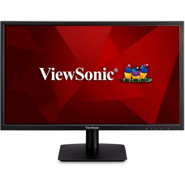 Монитор 23.6 ViewSonic VA2405-H черный (VA 1920x1080 8bit(6bit+FRC) 4ms 75Hz 16:9 3000:1 250cd 178/178 HDMI1.4 D-Sub VESA)