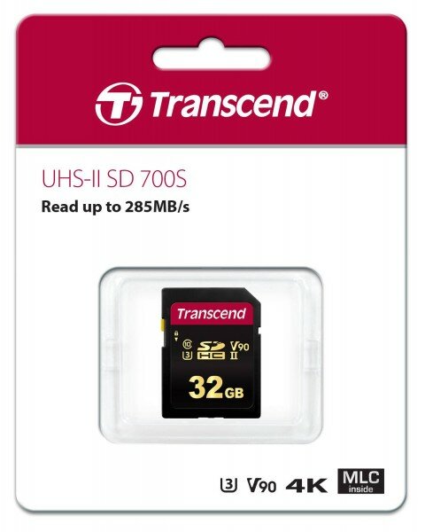 Карта памяти SD 32GB Transcend SDHC Class 10 TS32GSDC700S