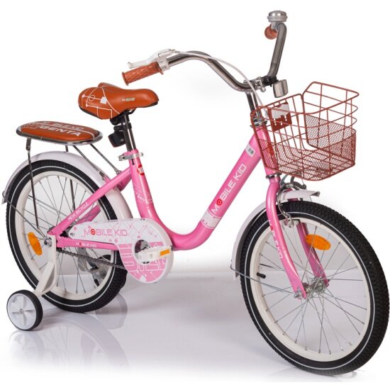 Детский велосипед MOBILE KID Genta18", Pink