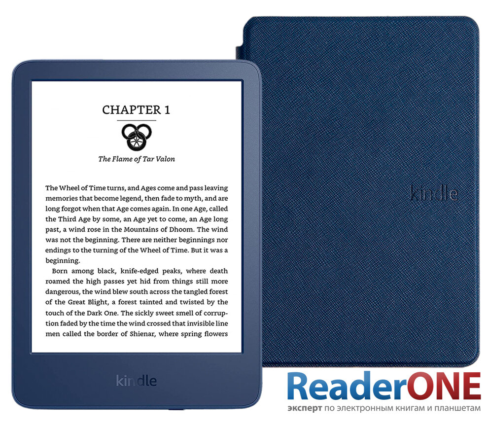 Электронная книга Amazon Kindle 11 16Gb SO Denim с обложкой ReaderONE