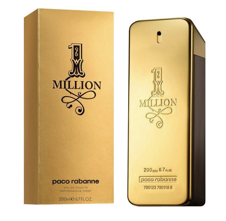 Туалетная вода Paco Rabanne 1 Million 200 мл