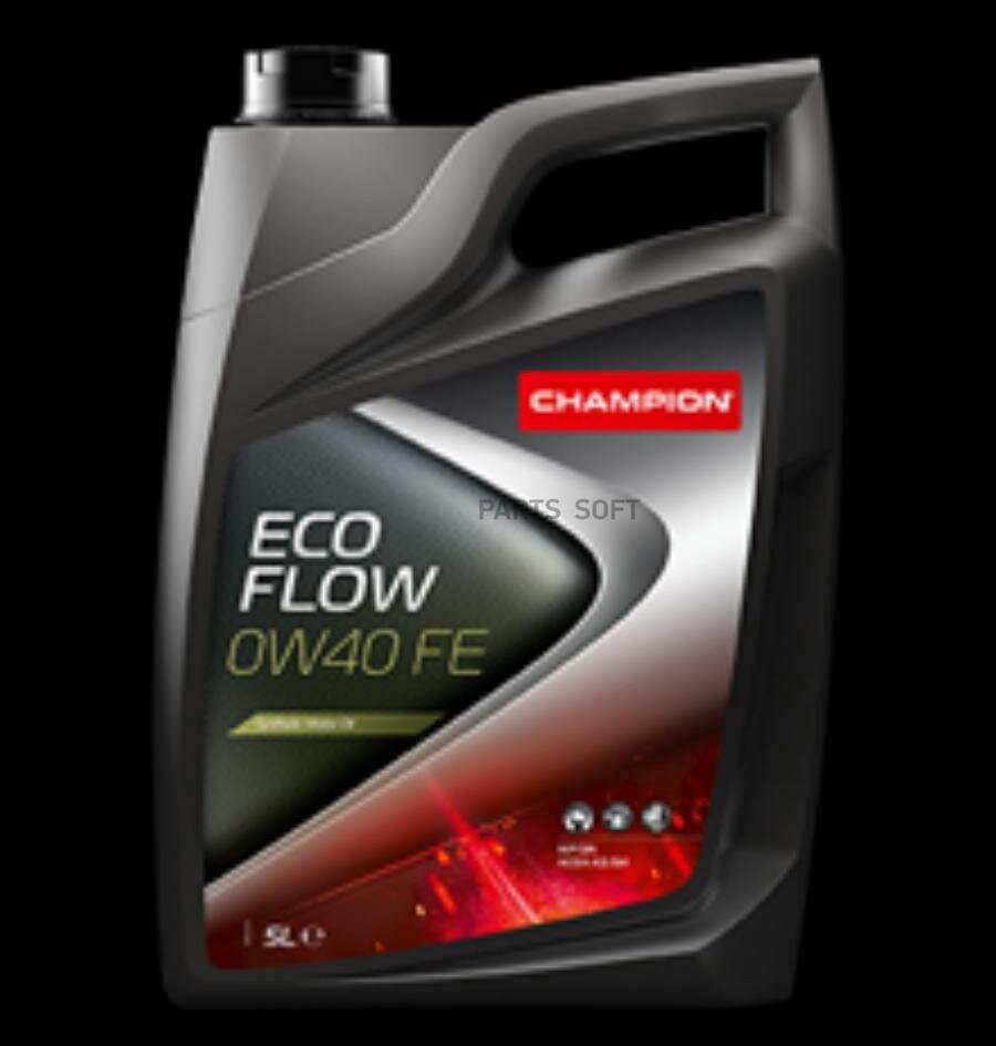 CHAMPION OIL 8213366 Масло моторное синтетическое 5л - ECO FLOW 0W40 FE (A3/B4-12, SN, LONGLIFE-01, Approval 229.5, A40, RN 0700/0710, 502.00/505.00)