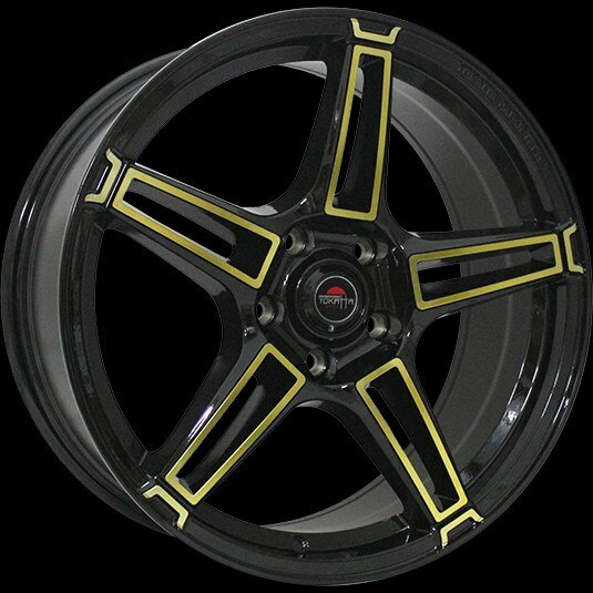 Колесный диск yokatta model-35 7x17/5x108 et55 d63.3 bk+y