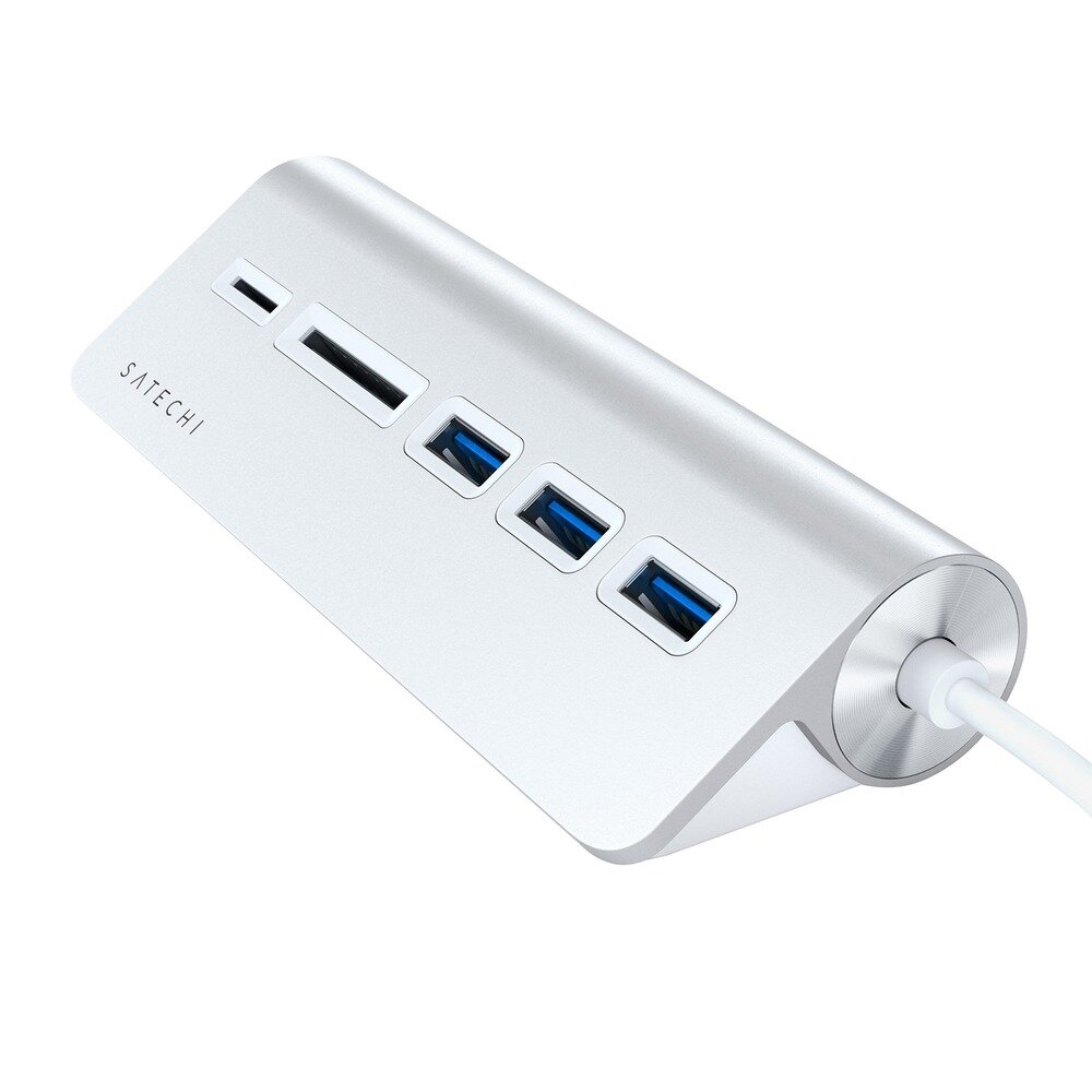 USB разветвитель Satechi Type-C USB Hub (ST-TCHCRS) Silver