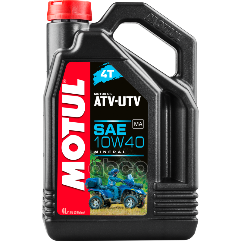 Масло Моторное Motul 4-Takt Квадро Atv-Utv Quad 10W40 Sl 4Л Минеральное MOTUL арт. 105879