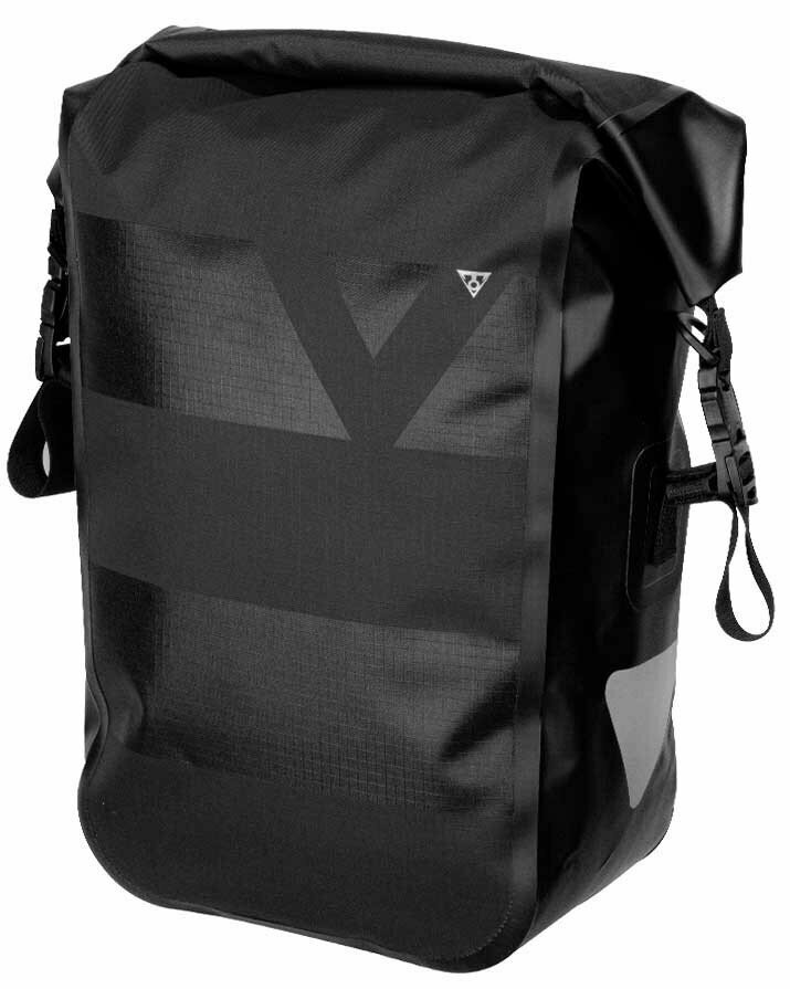 Велосумка на багажник Topeak Pannier Drybag W/Quicklock System 15L, Black (1 штука)