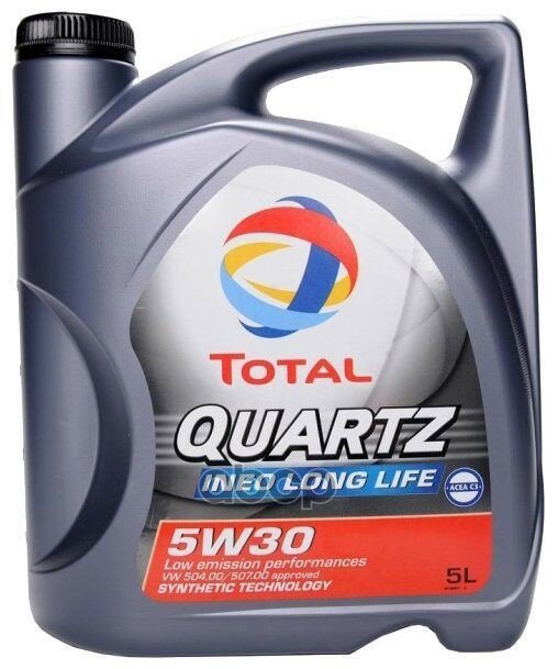 TotalEnergies Масло Мотор., 5 Л., Total Quartz Ineo Long Life, 5w-30 ( 213 819 )