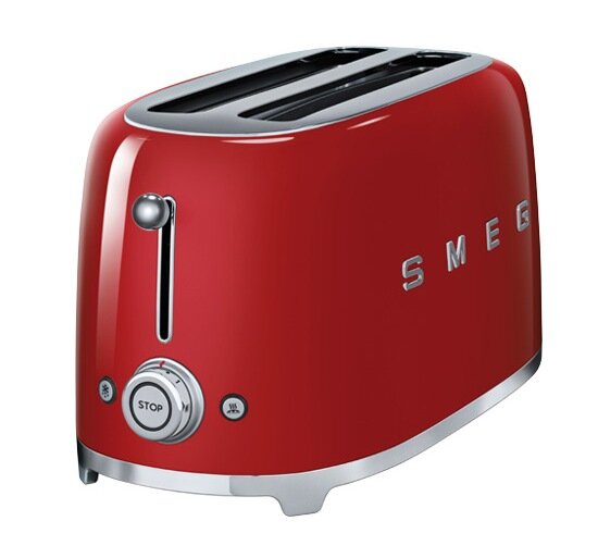 Тостер Smeg на 4 хлебца TSF02RDEU (Red)