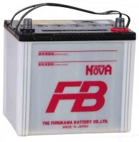 Аккумулятор автомобильный Furukawa Battery FB Super Nova 68 А/ч 700 А обр. пол. 80D26L Азия авто (261x175x220) без бортика