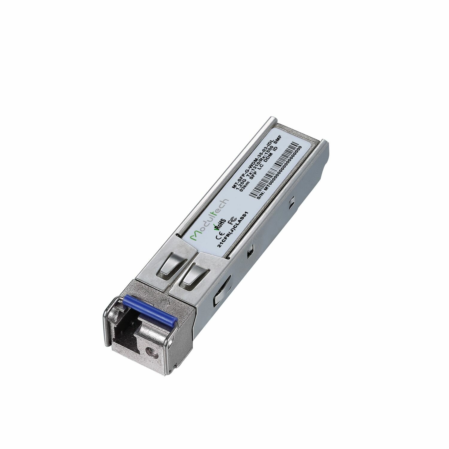 Industrial SFP WDM 125 Гбит/с 3 км 1310/1550 нм SMF LC