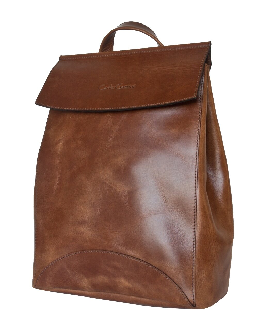 Женская сумка-рюкзак Carlo Gattini Antessio cognac 3041-03