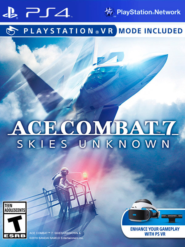 PlayStation Игра Ace Combat 7: Skies Unknown (поддержка PS VR) (русские субтитры) (PS4)