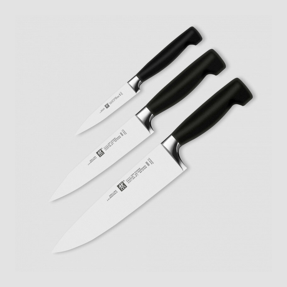 ZWILLING J.A. HENCKELS Набор из 3-х кухонных ножей «поварская тройка» 35048-000 TWIN Four Star