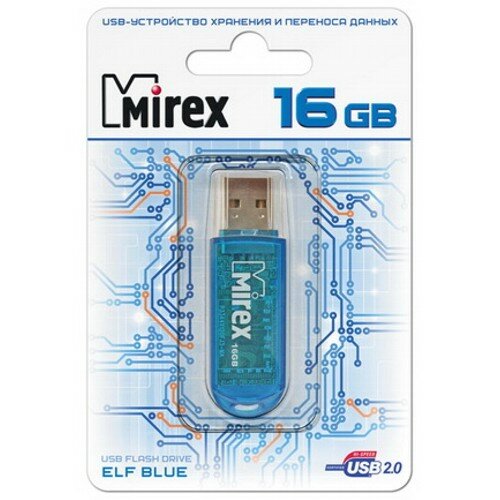  Mirex Elf Blue 16  usb 2.0 Flash Drive - 