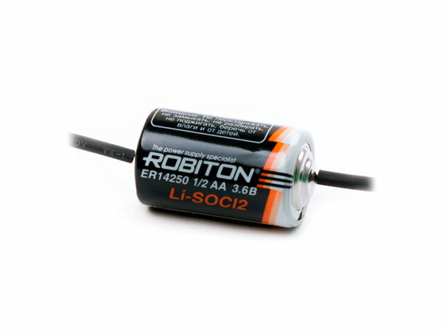 Батарейка ROBITON ER14250-AX с аксиальными выводами PH1