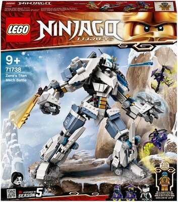 Lego Ninjago "Битва с роботом Зейна" 71738 .