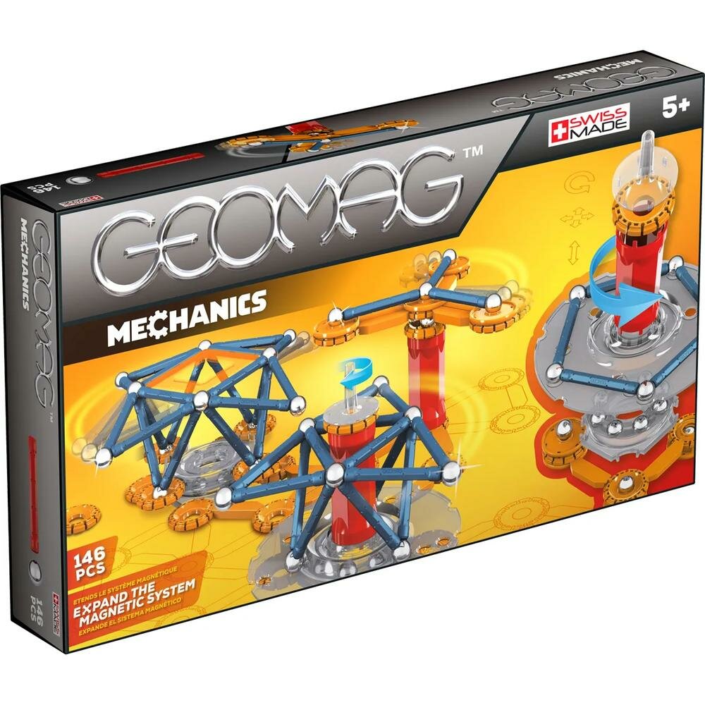 Магнитный конструктор Geomag (Mechanics 146 дет.)