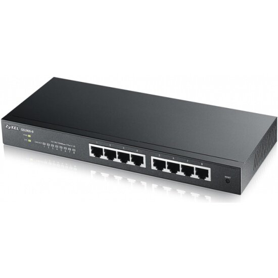 Коммутатор ZYXEL GS1900-8 /8 ports Switch Ethernet 10/100/1000 Mbps