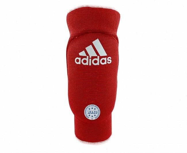 Защита эластичная: Защита локтя Adidas двухсторонняя WAKO Elasticated Elbow Guard Reversible сине-красная, размер S, артикул adiWAKOEB01 (Размер: S)