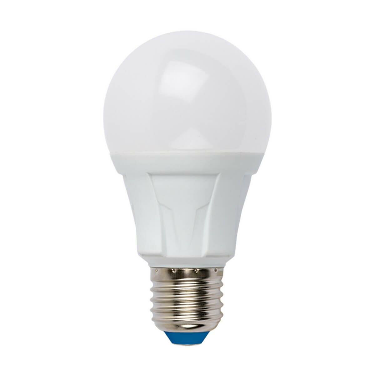 Uniel Лампа светодиодная диммируемая (UL-00004286) Uniel E27 10W 4000K матовая LED-A60 10W/4000K/E27/FR/DIM PLP01WH