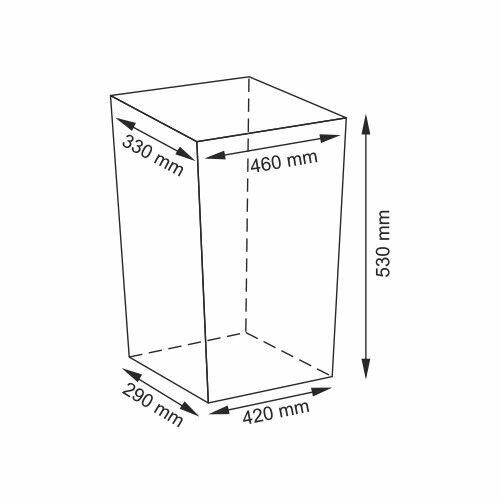 Корзина для белья WasserKRAFT Ammer WB-370-L с крышкой - фотография № 2