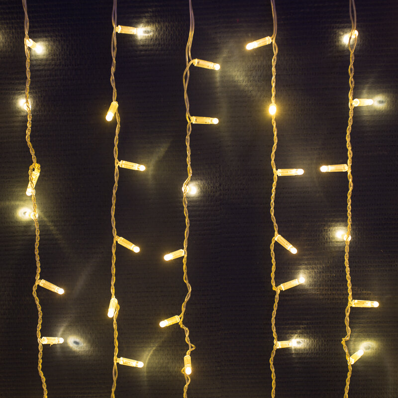 Neon-Night Гирлянда Светодиодный Дождь 2х3м, постоянное свечение, прозрачный провод, 230 В, цвет: Золото, 760 LED