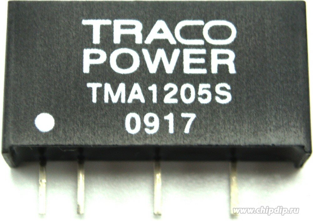 TMA 1215D, DC/DC преобразователь, 1Вт, вход 10.8-13.2В, выход 15,-15B/35мА