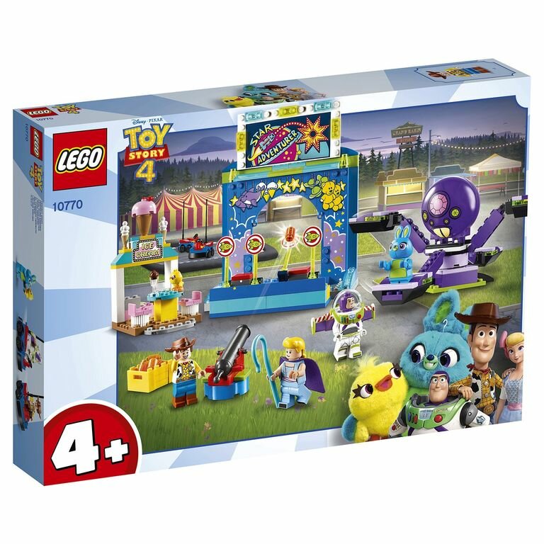 LEGO Juniors Конструктор Парк аттракционов Базза и Вуди, 10770