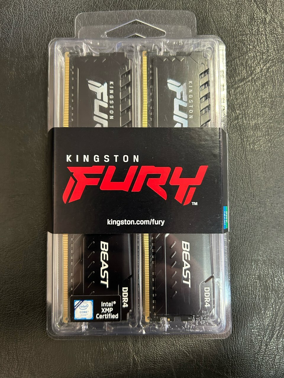 Оперативная память Kingston FURY Beast Black 64 Гб (4*16Гб) KF432C16BBK4/64