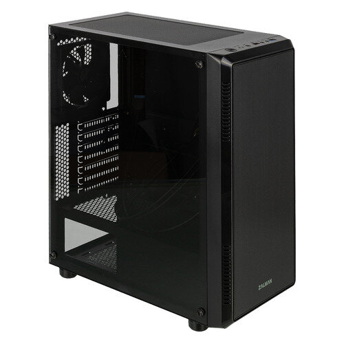 Корпус ATX Zalman S4, Midi-Tower, без БП, черный [s4 black]