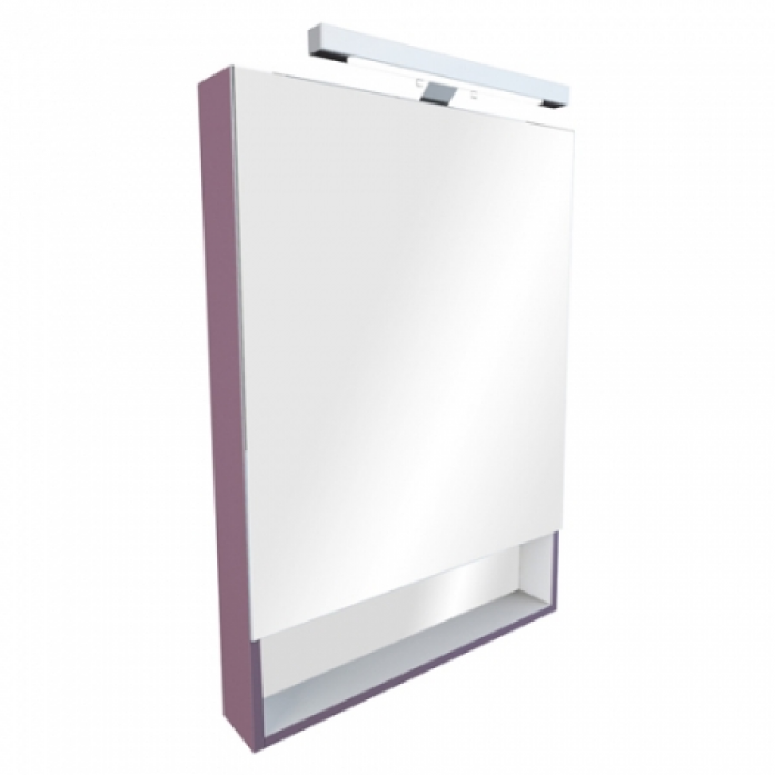 Зеркальный шкаф с подсветкой Roca Gap 60 ZRU9302751 фиолетовый